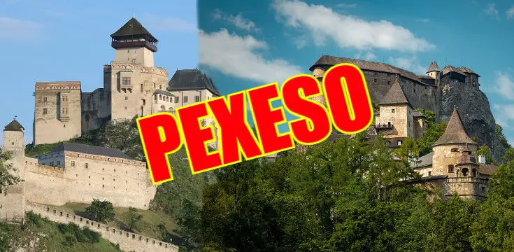 slovenské hrady pexeso