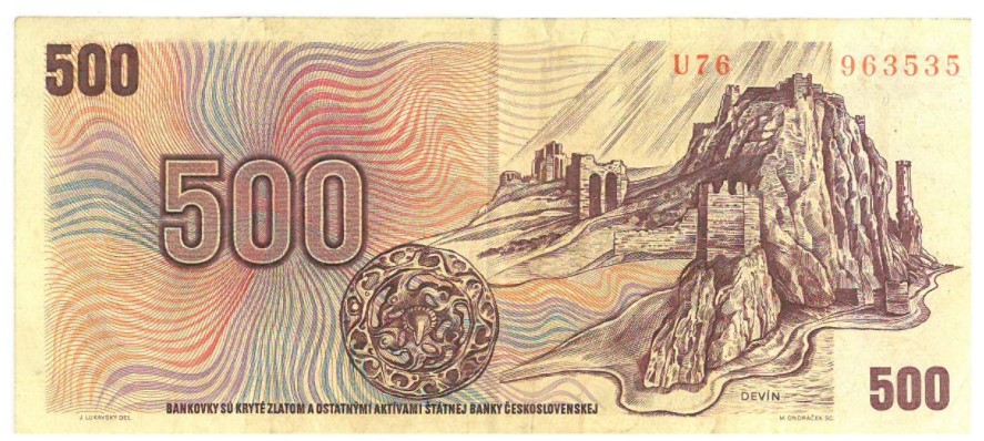 Devínsky hrad 500 korún