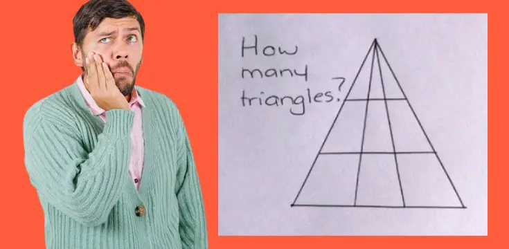 matematická úloha trojuholníky hádanka